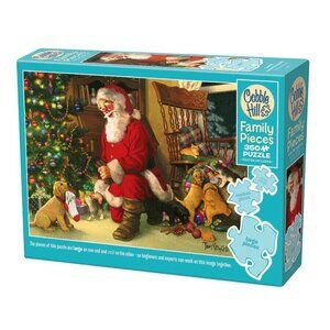 Santa's Lucky Stocking 350 Piece Family Jigsaw Puzzle Cobble Hill New
